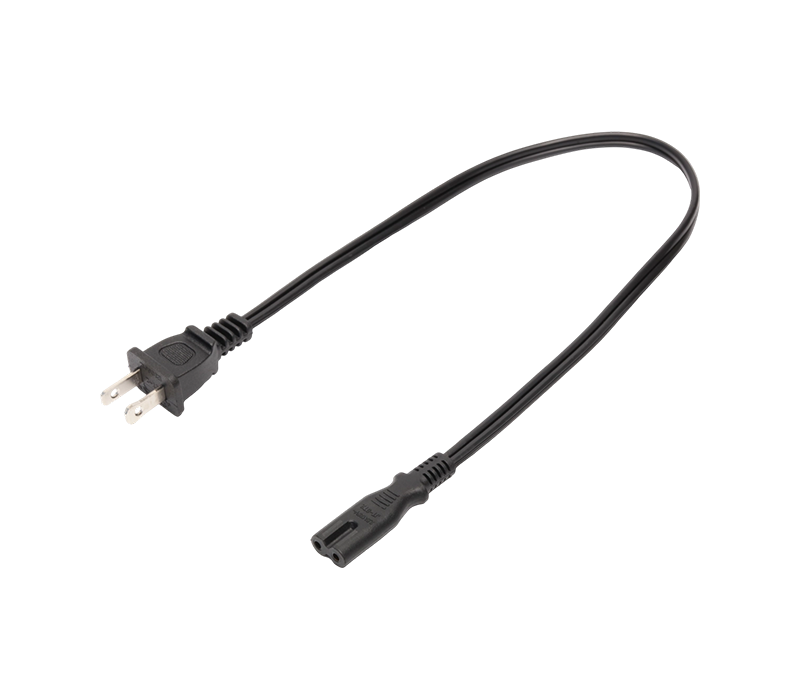 JT-2+ST2/FY-ST2 10A 125V to-benet amerikansk standardstik med IEC-stik C7