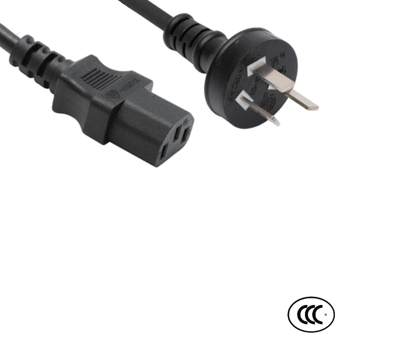 C3-10C+JT-ST3 10A 250V trebenet Kina standardstik med IEC-stik C13