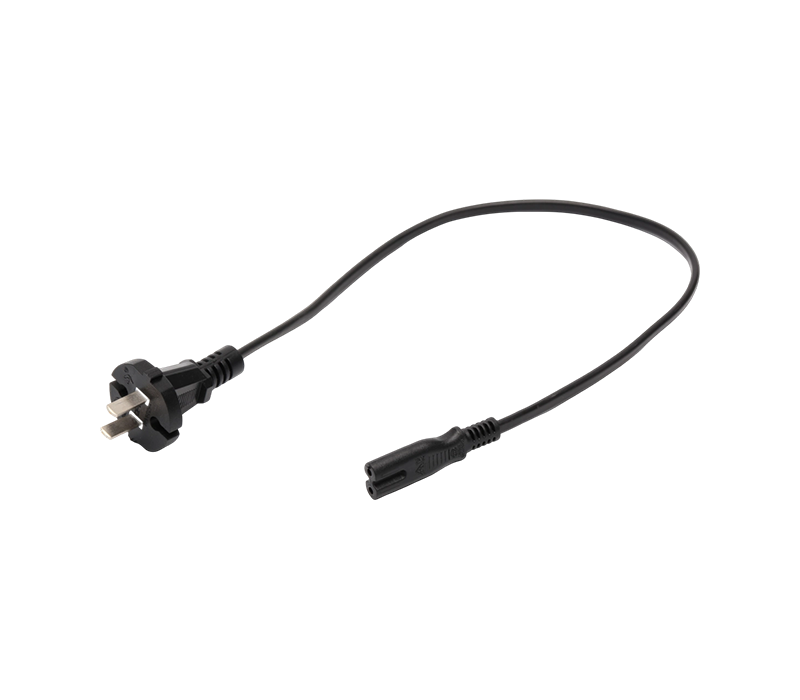 C2-10B+ST2/FY-ST2 10A 250V Kina standard to-benet værktøjsstik til IEC-stik C7