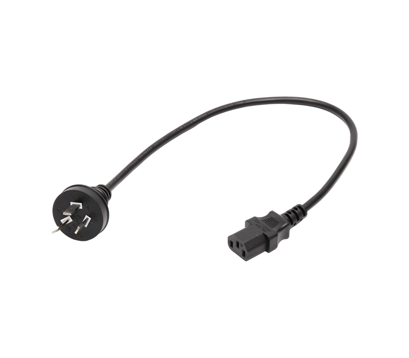 A3-7/10+JT-ST3 10A 250V trebenet australsk stik med IEC C13-stik