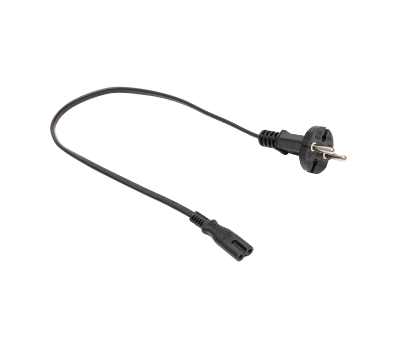JT002/B/FY002+ST2/FY-ST2 16A 250V to-benet europæisk standardværktøjsstik med IEC C7-stik