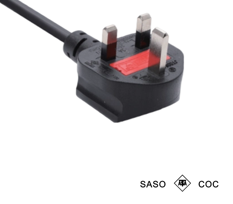 JT006A 13A 250V britisk tre-benet stik med sikring