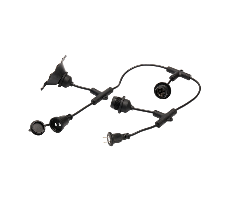 JD-2-24 US-Spec Udendørsbelysningsarmaturer LED Vandtætte Havelys S14 String Lights E26 Sockets