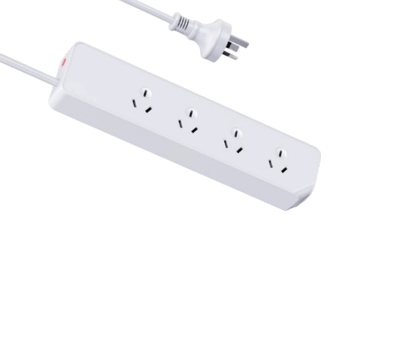 AU01 Power Strip i australsk stil med fire udtag
